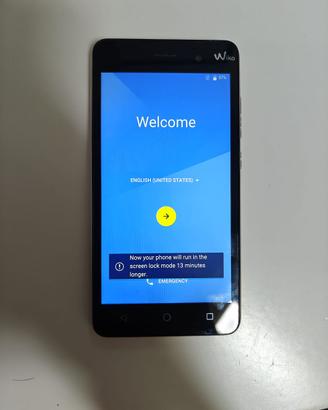 Wiko lenny 3 rose gold funzionante con caricatore