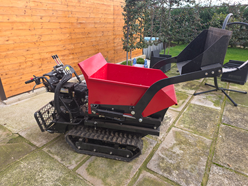 Mini dumper cingolato motocarriola