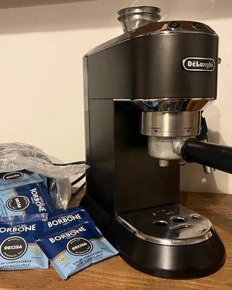 Macchina caffe Delonghi Dedica, 50 cialde Borbone