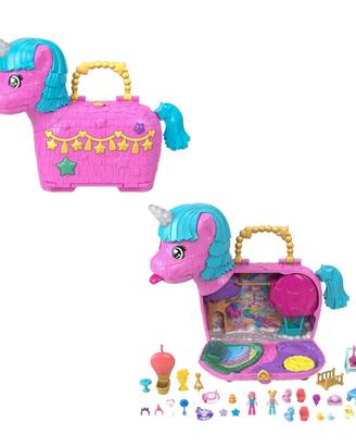 🦄 Polly Pocket Unicorn Partyland 25+ Sorprese