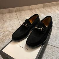 Mocassini scamosciati Gucci Uomo