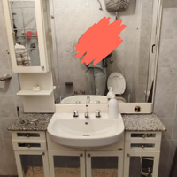 Mobiletto bagno con lavabo