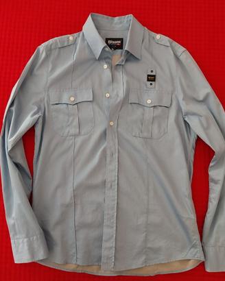 Camicia BLAUER cotone stile militare nuova