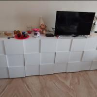 madia a 4 ante Mondo convenienza "Dama" bianco 