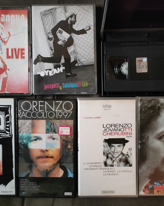 Jovanotti videocassette dvd libri