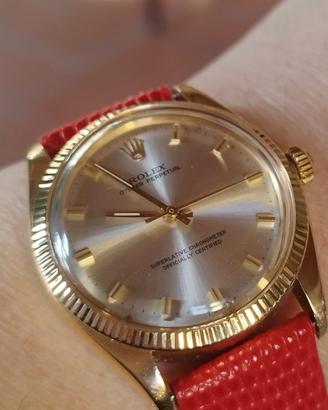 Rolex Oyster Perpetual ref 1005 anni 60 oro 750