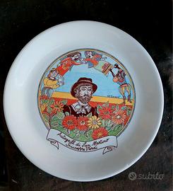 4 piatti ceramica De Simone Autogrill