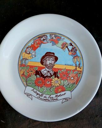 4 piatti ceramica De Simone Autogrill
