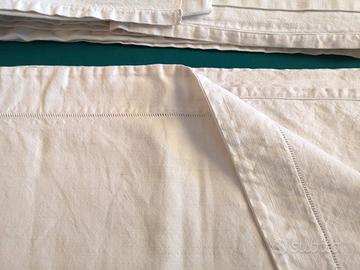 lenzuola di canapa  tre teli  anni '40