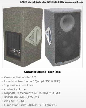 Cassa ALTO ELVIS 15A