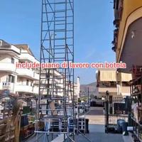 Trabattello ponteggio alto 7.10 base 165/75