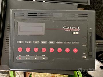 Korg Concerto SQD-8 Home Regitratore MIDI vintage