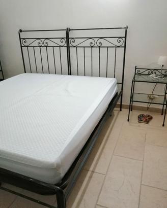 letti artigianali in ferro battuto 
