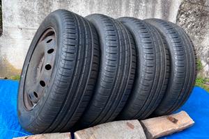 Treno gomme estive + cerchi - 165/65 R14 4x98