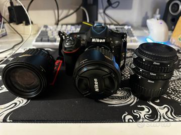 Nikon D7100 + obbiettivi + accessori