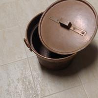 Antico pentolone in rame