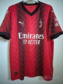 MAGLIA CALCIO MILAN 2023/2024 PULISIC 11 HOME PUMA