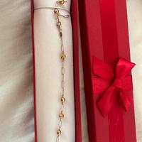 Bracciale in oro e argento