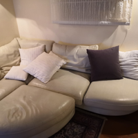 Divano pelle vera salotto