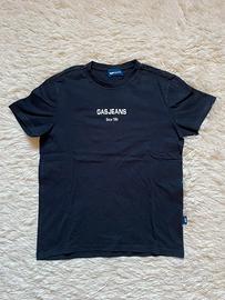 T-shirt GAS Jeans blu scura a maniche corte