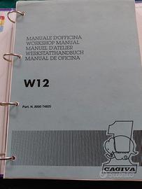 cagiva w12 manuale officina
