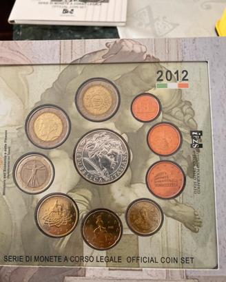 Monete serie divisionali euro , anche con argento