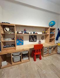 Parete attrezzata trofast ikea / scrivania bambini