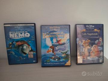 Lotto 3 DVD Classici Disney e Pixar