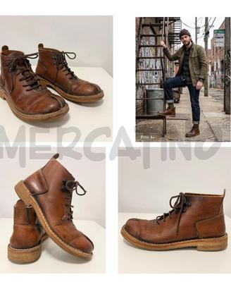 STIVALETTI U STRINGATI MOMA CUOIO 41