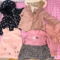 Giacche e vestiti bimba invernali 9-12