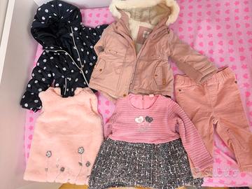 Giacche e vestiti bimba invernali 9-12