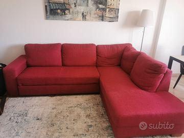 Divano letto con penisola