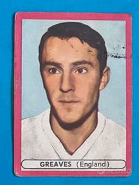 JIMMY GREAVES 287 England FUSSBALL 1964 Figurina