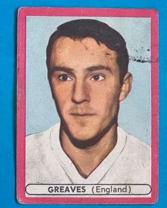 JIMMY GREAVES 287 England FUSSBALL 1964 Figurina