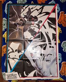 poster pokemon fuoco bianco luce nera
