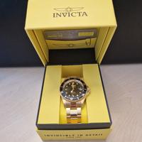 Orologio automatico Invicta, oro e nero