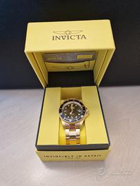 Orologio automatico Invicta, oro e nero
