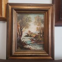 Quadro olio firmato BREST