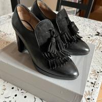 Scarpe n36 donna Melluso pelle camoscio strass