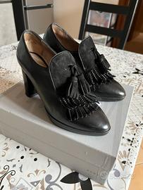 Scarpe n36 donna Melluso pelle camoscio strass