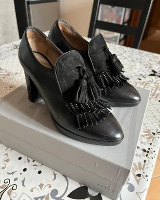 Scarpe n36 donna Melluso pelle camoscio strass