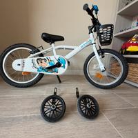 Bici Bimbo/Bimba 3-6 anni -NUOVA- ACCESSORIATA