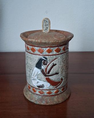 Barattolo metà 1900, vintage, Bresciani, ceramica