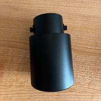 Terminale di scarico nero opaco 2.5’