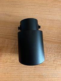 Terminale di scarico nero opaco 2.5’