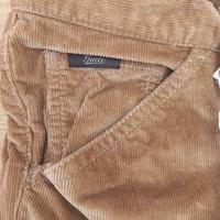pantalone marrone in velluto a coste
