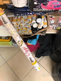 Spara coriandoli festa sposi matrimonio bianchi