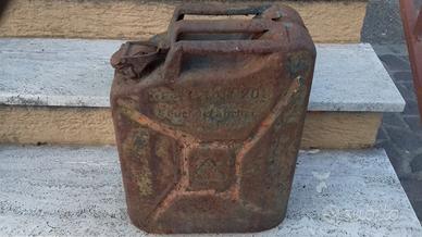 Tanica benzina seconda guerra mondiale