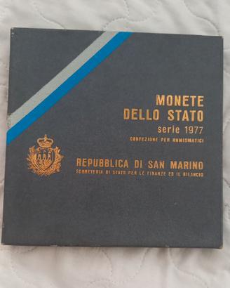 Monete Repubblica San Marino serie 1977