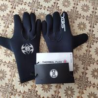 Guanti in neoprene 3 mm taglia S